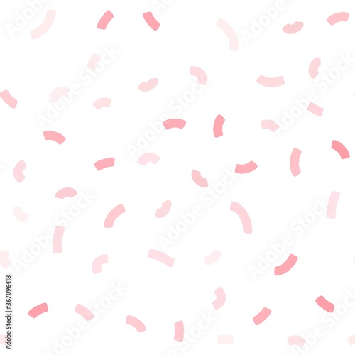 Light Red vector seamless pattern with lava shapes. Shining illustration, which consist of blurred lines, circles. Pattern for your business design.