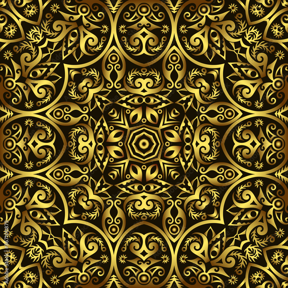 Vector abstract ethnic ornamental background