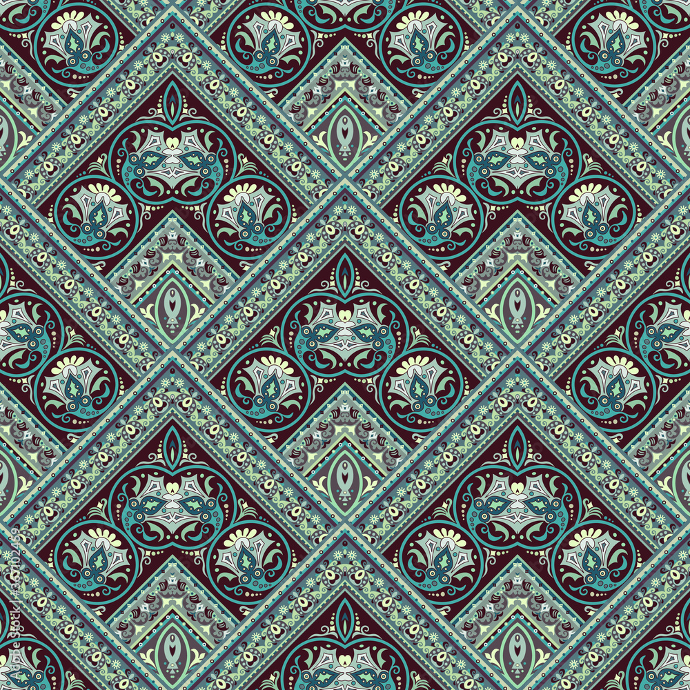 Vector nature patch pattern. Mosaic background Vector nature patch pattern. Mosaic background