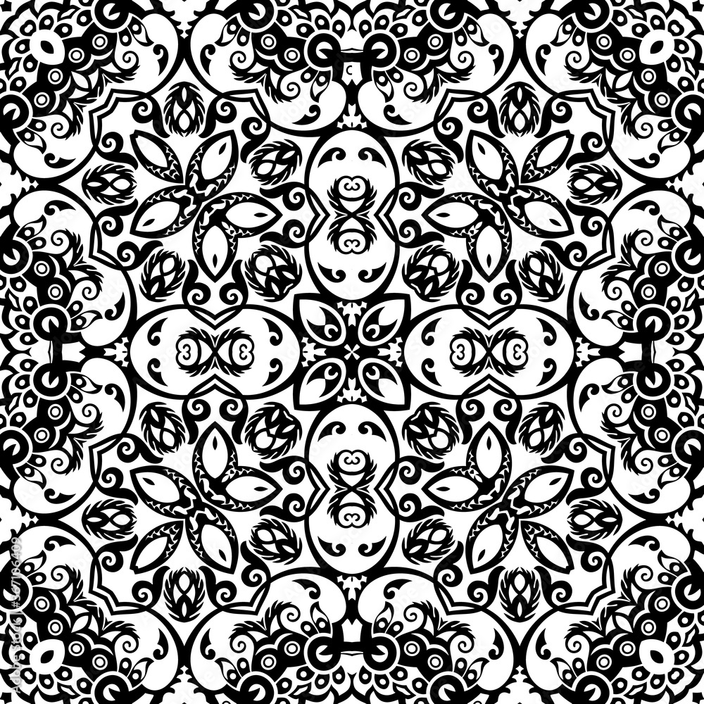Vector ethnic hand drawn ornamental background. Vector ethnic hand drawn ornamental background.