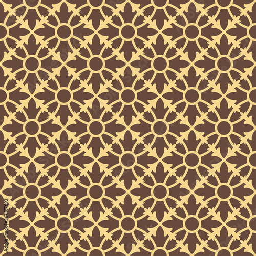 seamless abstract linear indian art ornamental pattern.