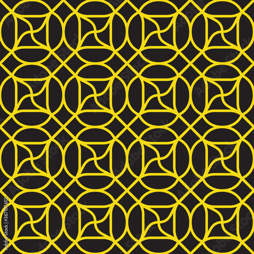 seamless abstract linear grid indian, persian or moroccan art ornamental pattern.