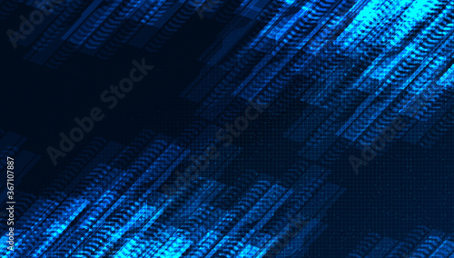 Digital Cyber Speed Line on Technology Microchip Background,Hi-tech and Internet Concept design,Free Space For text in put,Vector illustration.