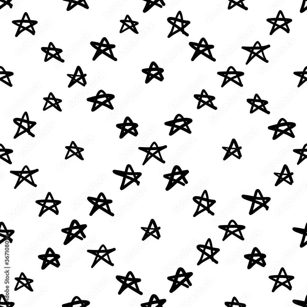 Seamless pattern with star shapes, vector illustration Seamless pattern with star shapes, vector illustration