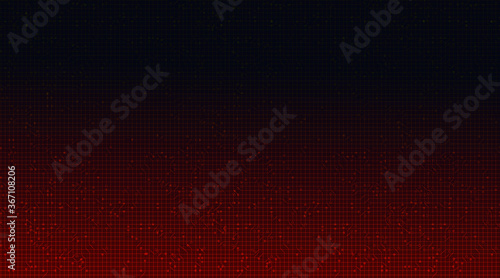 Red Circuit Microchip Technology on Future Background,Hi-tech Digital and Communication Concept design,Free Space For text in put,Vector illustration.