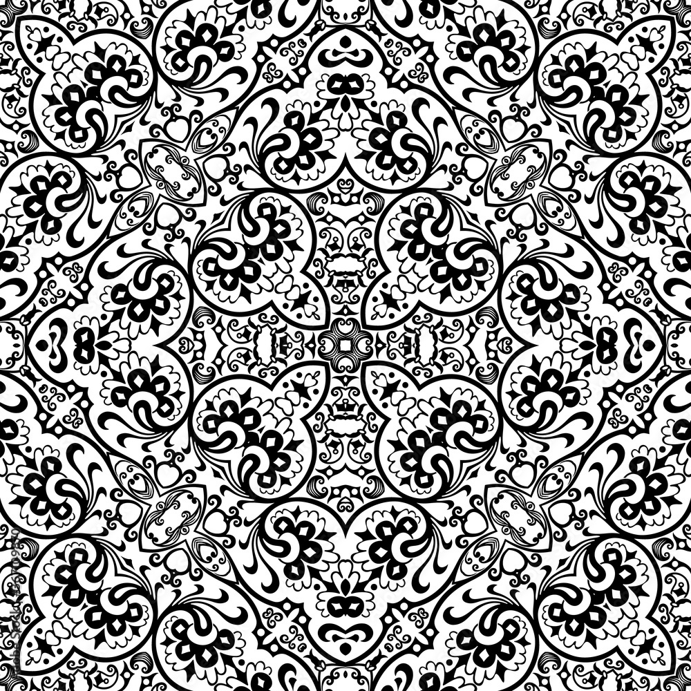 Vector ethnic hand drawn ornamental background. Vector ethnic hand drawn ornamental background.
