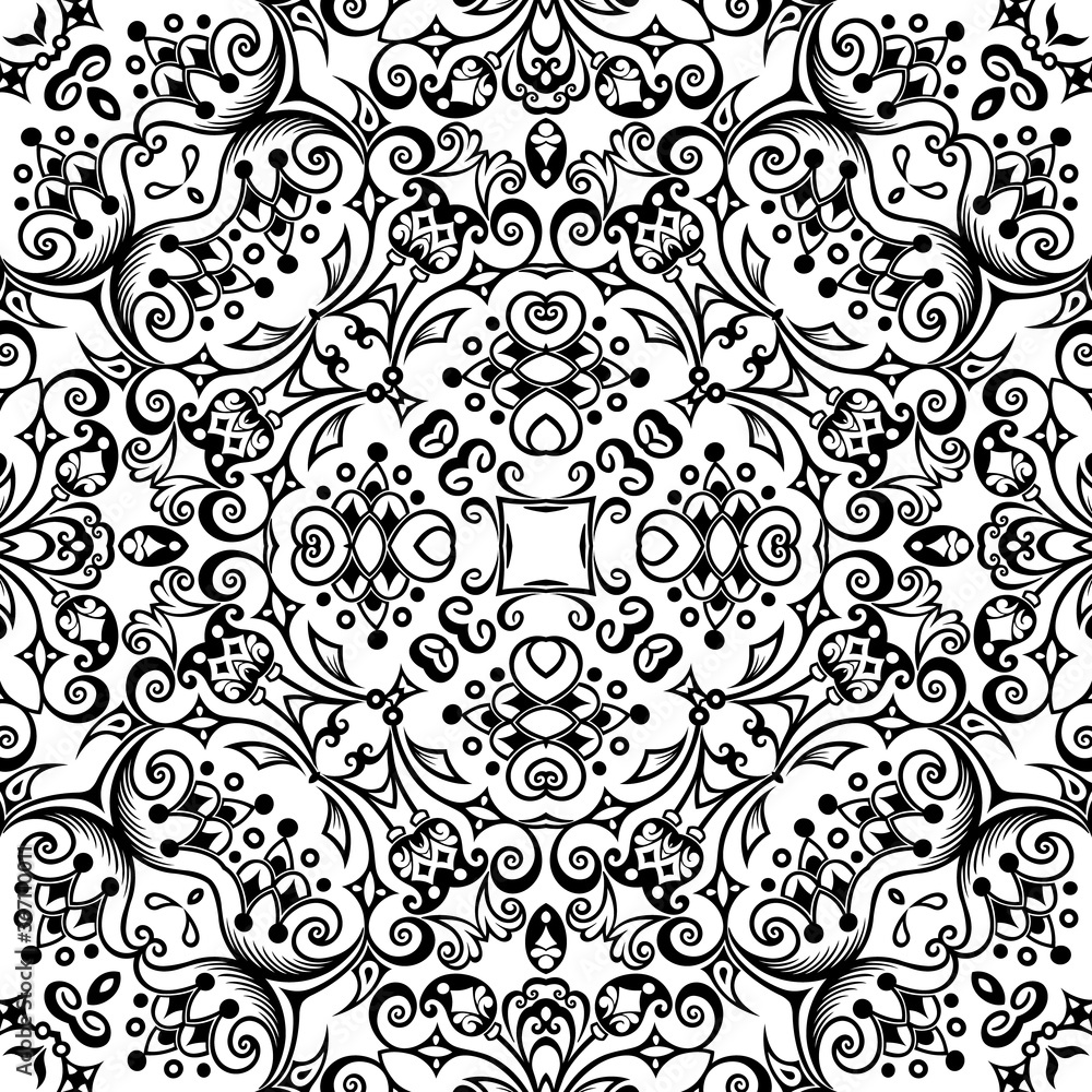 Vector ethnic hand drawn ornamental background. Vector ethnic hand drawn ornamental background.