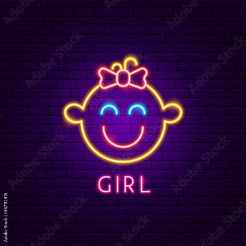 Girl Neon Label