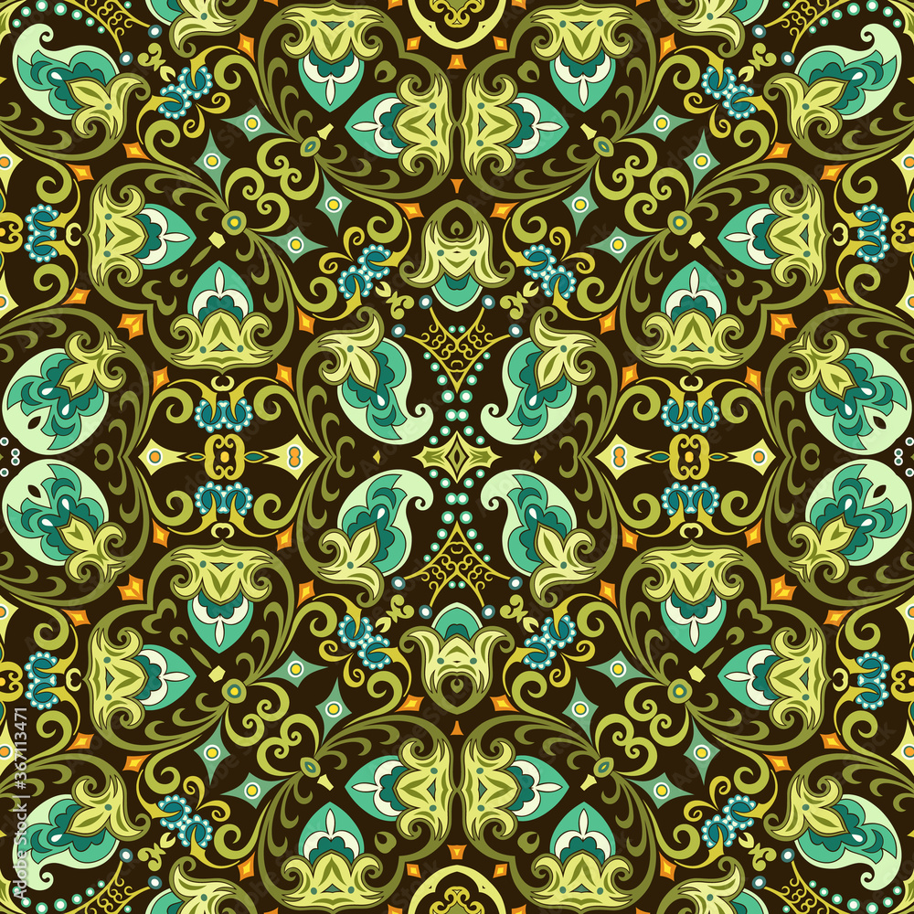 custom made wallpaper toronto digitalVector ethnic nature ornamental background