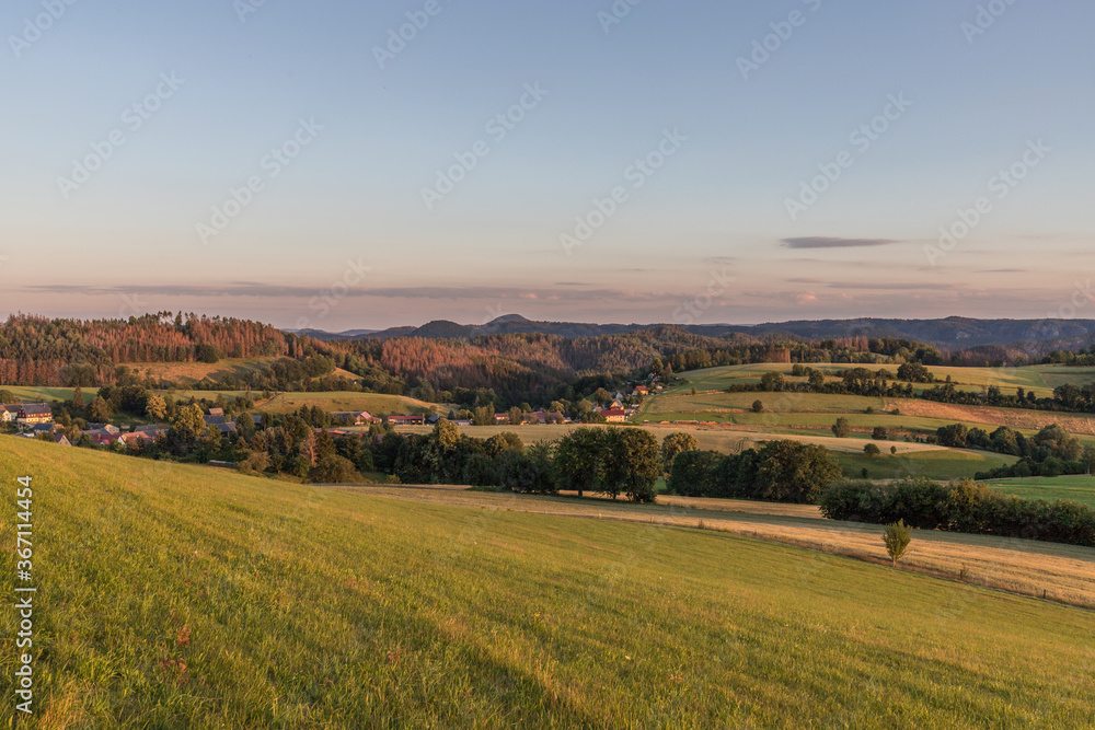 Fototapeta premium Panorma der Sächsischen Schweiz