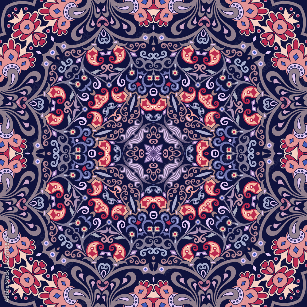 Vector ethnic nature ornamental background Vector ethnic nature ornamental background