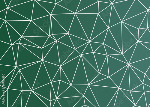 Jade Green color Abstract color Low-Polygones Generative Art background illustration