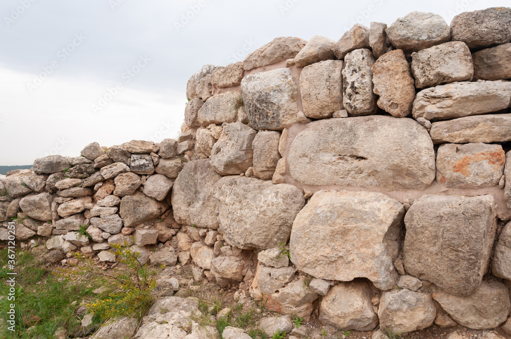 Talayotic stone construction on the island of Mallorca Talayotic stone construction on the island of Mallorca