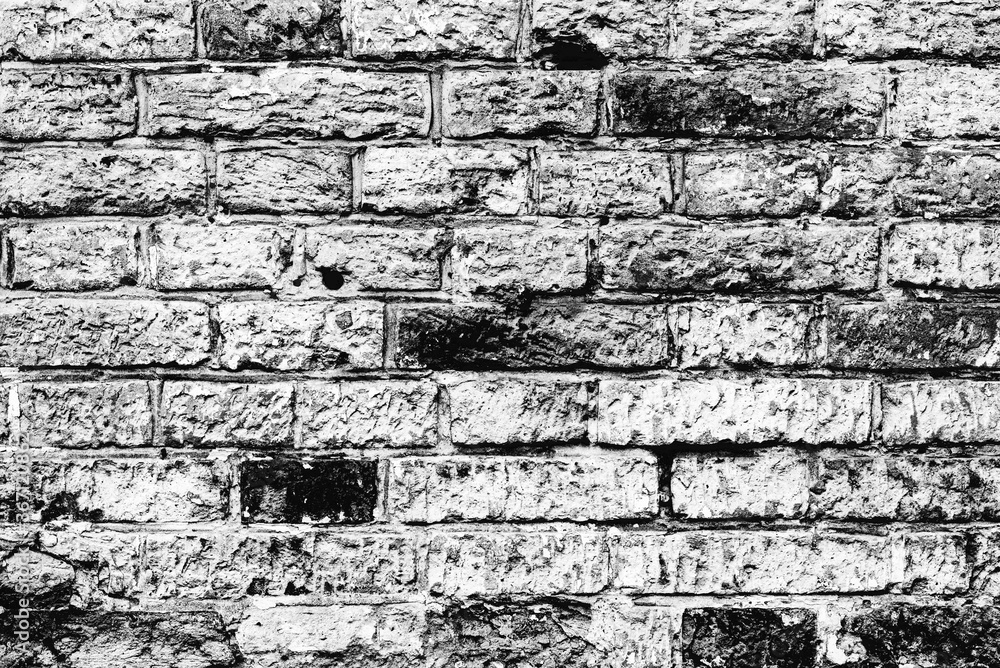 Modern white brick wall texture for background Modern white brick wall texture for background