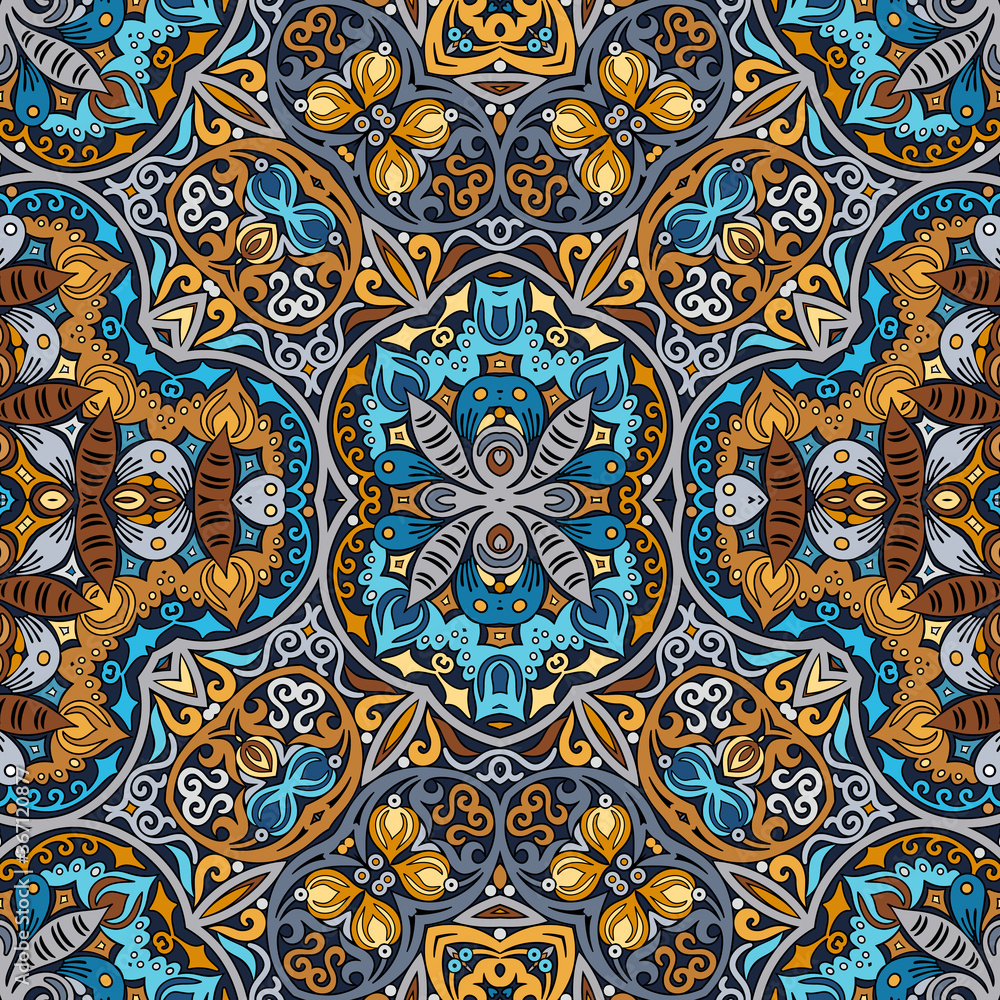 Vector ethnic nature ornamental background Vector ethnic nature ornamental background