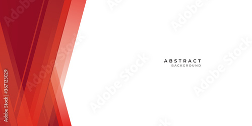 Futuristic red line decoration on white background. Vector illustration for modern keynote presentation background, brochure design, website slider, landing page, annual report, company profile