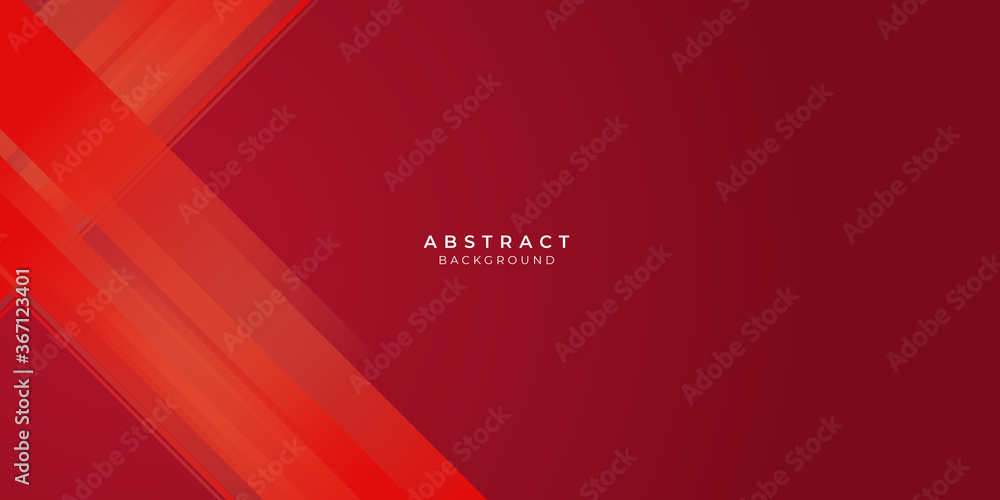 Obraz premium Abstract red square shape with futuristic corporate concept background
