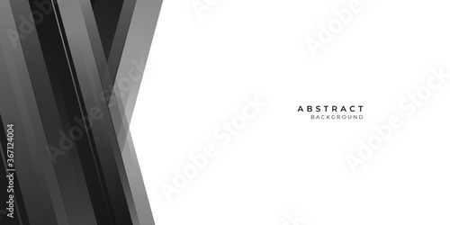 Black and white overlap background. Texture with dark metal pattern. Modern overlap dimension vector design.