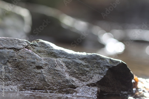 closeup rock