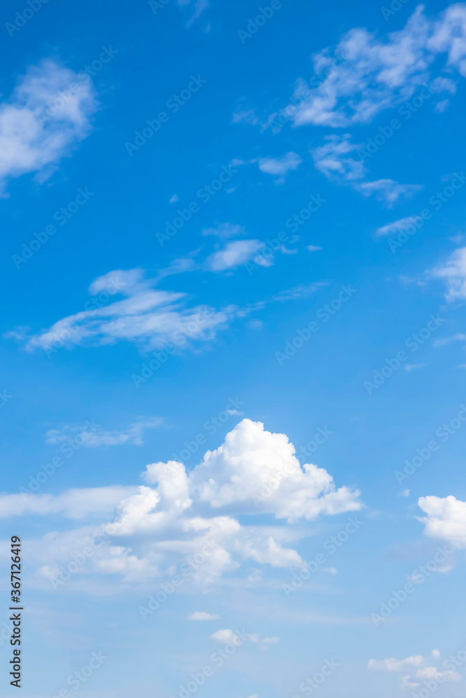 Beautiful white-winged clouds flying across the sky Beautiful white-winged clouds flying across the sky