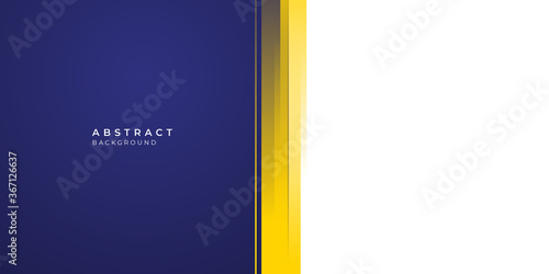 Yellow gradient blue box rectangle abstract background vector presentation design