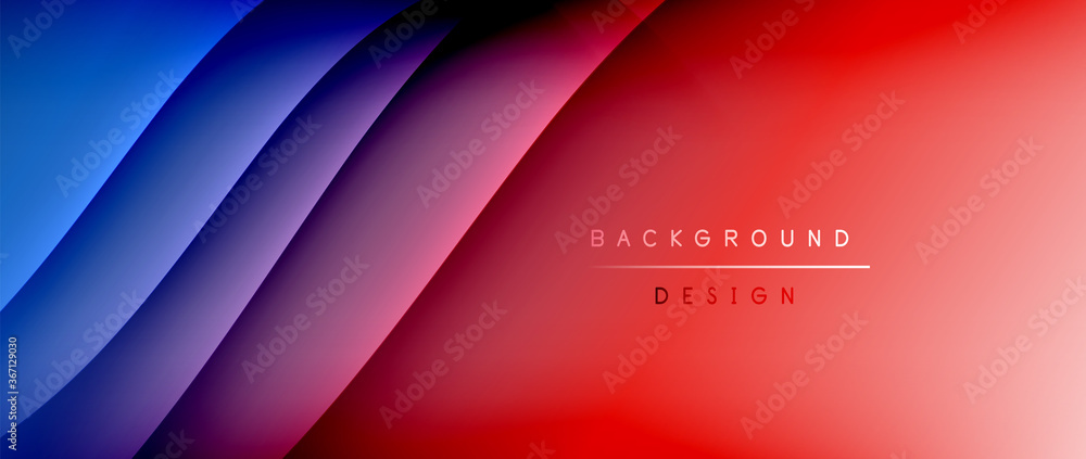 Fluid gradient waves with shadow lines and glowing light effect, modern flowing motion abstract background for cover, placards, poster, banner or flyer Fluid gradient waves with shadow lines and glowing light effect, modern flowing motion abstract background for cover, placards, poster, banner or flyer