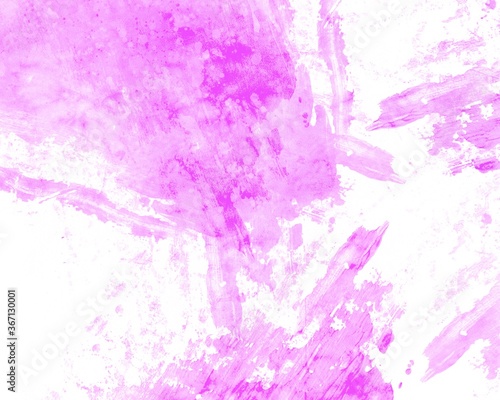 abstract background with pink paint splashes