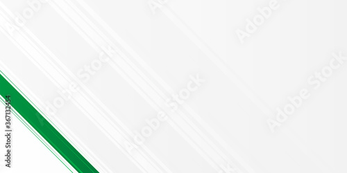 Simple green white presentation background with green stripes