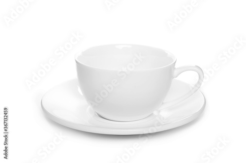 Cup isolated on white background