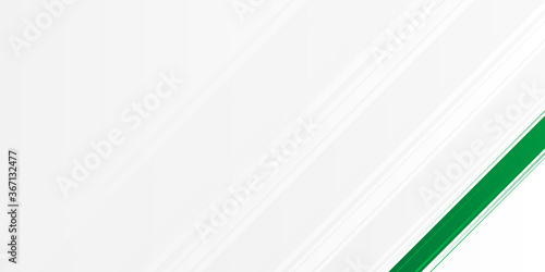 Simple green white presentation background with green stripes