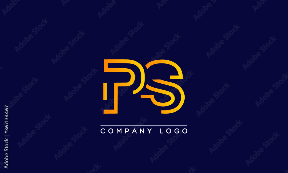 Creative letters PS or SP Logo Design Vector Template. Initial Letters PS Logo Design Creative letters PS or SP Logo Design Vector Template. Initial Letters PS Logo Design