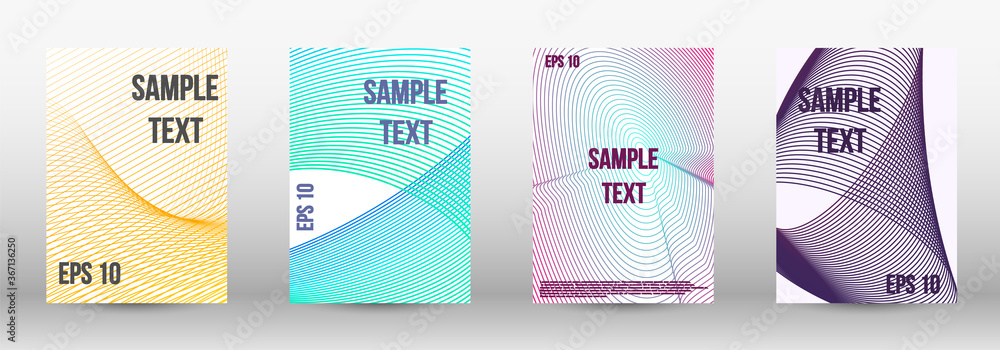 Geometric template with lines Geometric template with lines