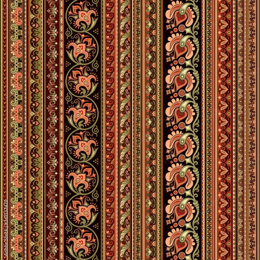 Abstract ethnic stripe pattern, vector background Abstract ethnic stripe pattern, vector background