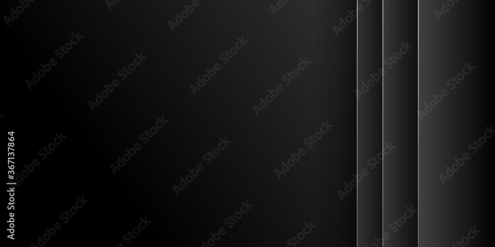Black presentation background with 3d overlap layers Black presentation background with 3d overlap layers