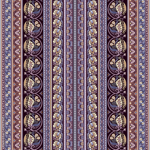 Abstract ethnic stripe pattern, vector background