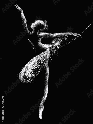 air ballerina illustration