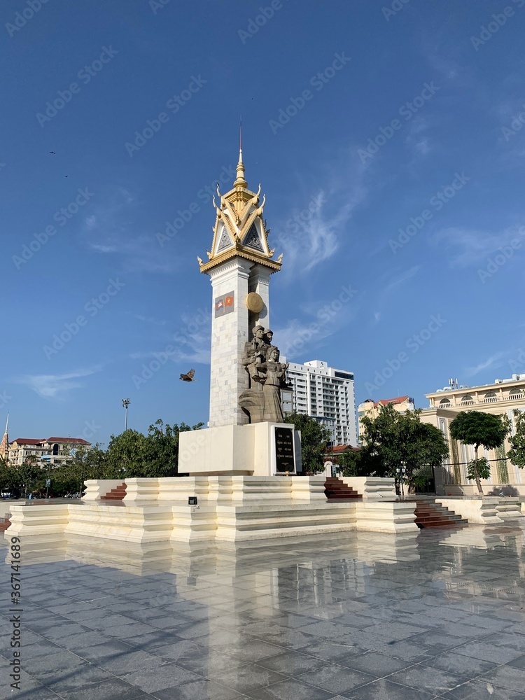 Mémorial à Phnom Penh, Cambodge