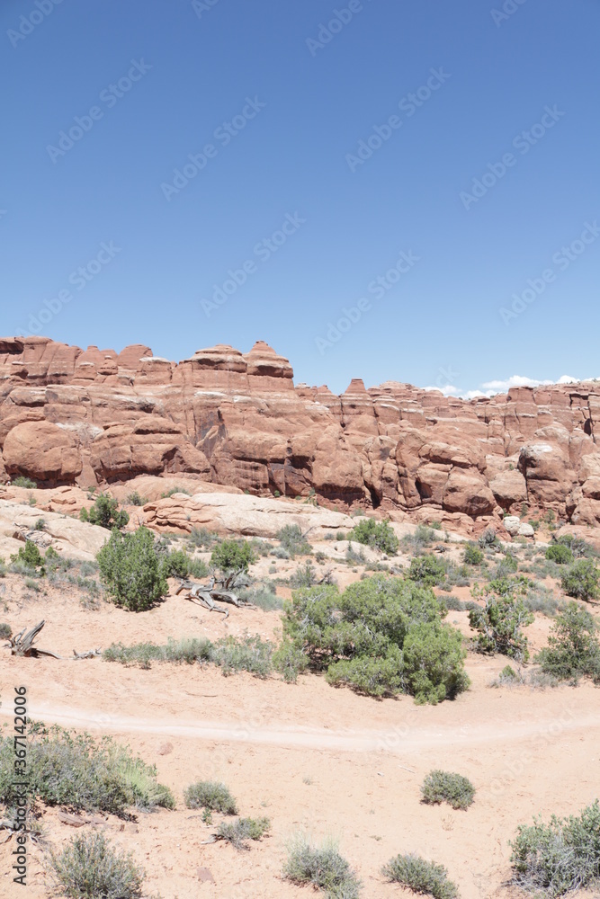 Landscape of Arches National Park Landscape of Arches National Park