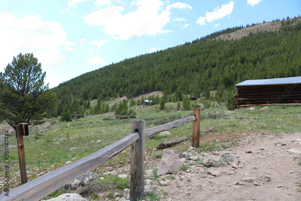 Independence ghost town near Aspen Colorado