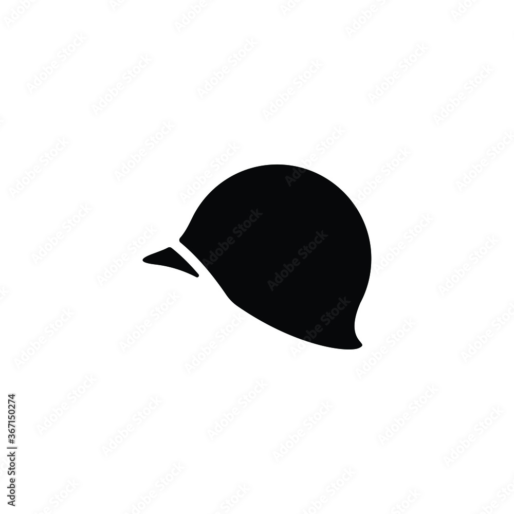 Military helmet icon isolated on white background Military helmet icon isolated on white background