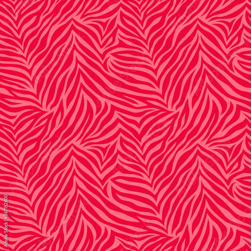 Animal print, zebra texture. Endless texture for fabric and paper print, scrapbooking. Pink african safari design