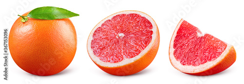 Valokuva Grapefruit isolated