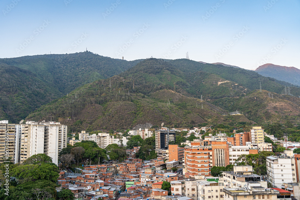Time lapse of Avila mountain from West of Caracas city