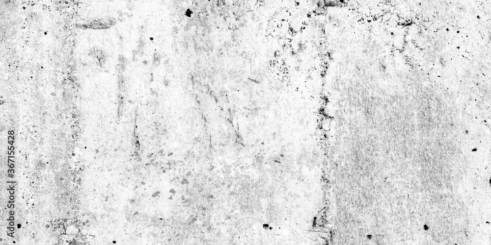 Black and white background on cement wall texture - concrete texture - old vintage grunge texture design - large image in high resolution