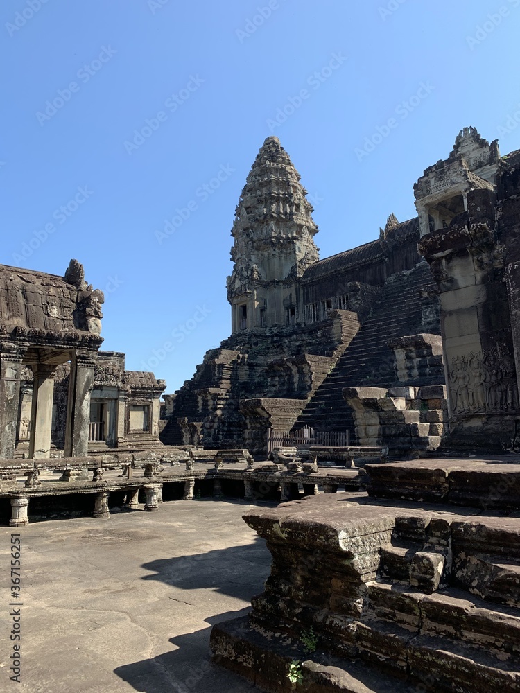 Fototapeta premium Temple de Angkor Wat, Cambodge