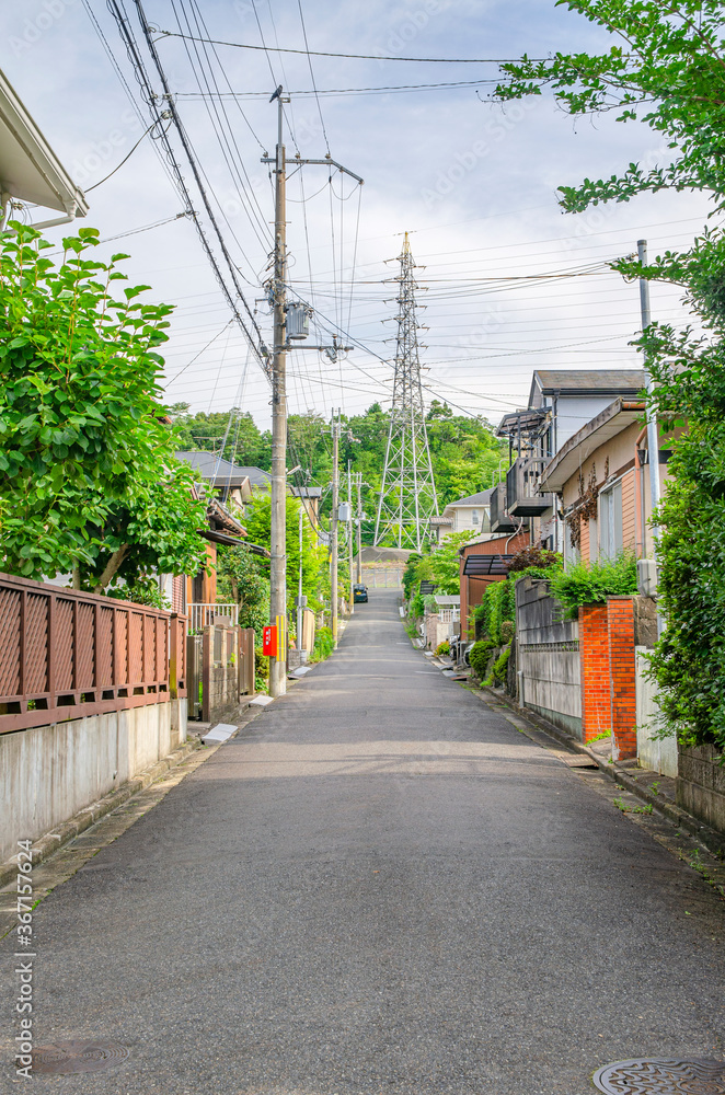 住宅街の道路