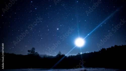 Wallpaper Mural 流星群の夜 Torontodigital.ca