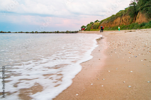 The coast of the Azov Sea