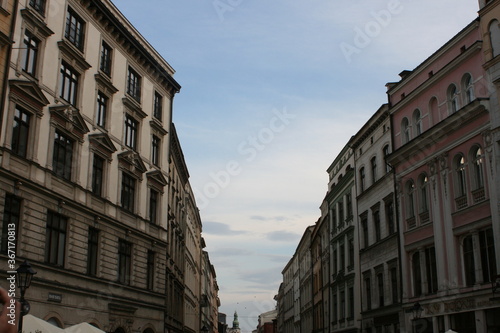 Grodzkastrasse in Krakau. Grodzka Street in Krakow.