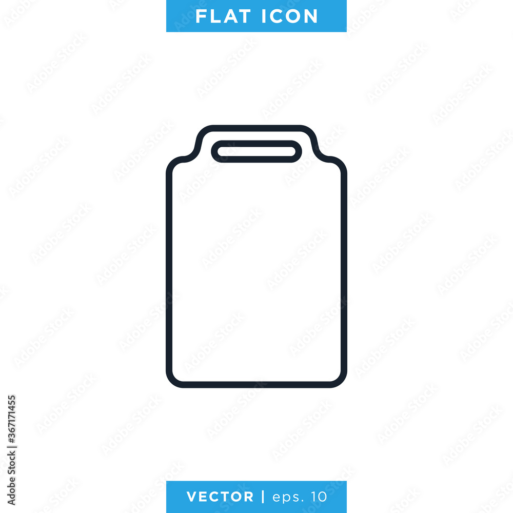 Cutting Board Icon Vector Design Template. Editable Stroke. Cutting Board Icon Vector Design Template. Editable Stroke.